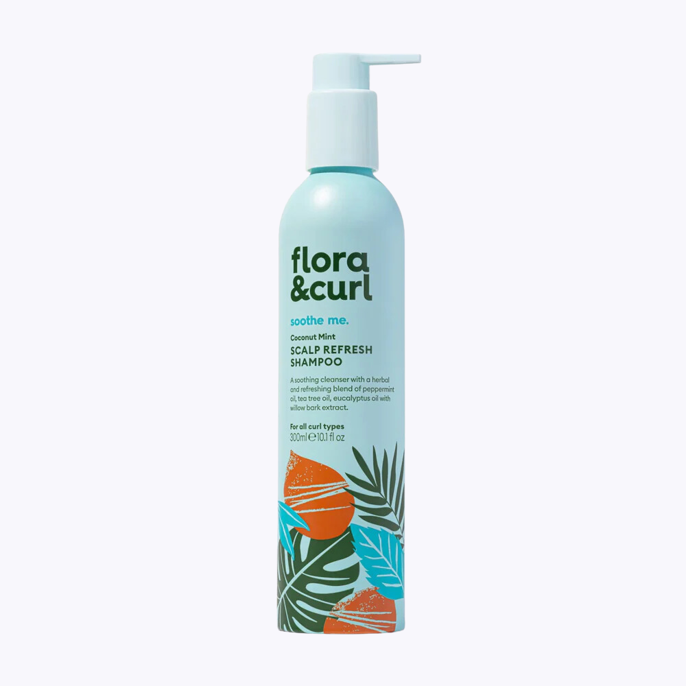 Flora & Curl Sooth Me Coconut Mint Scalp Refresh Shampoo