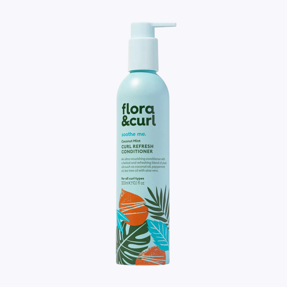 Flora & Curl Sooth Me Coconut Mint Curl Refresh Conditioner