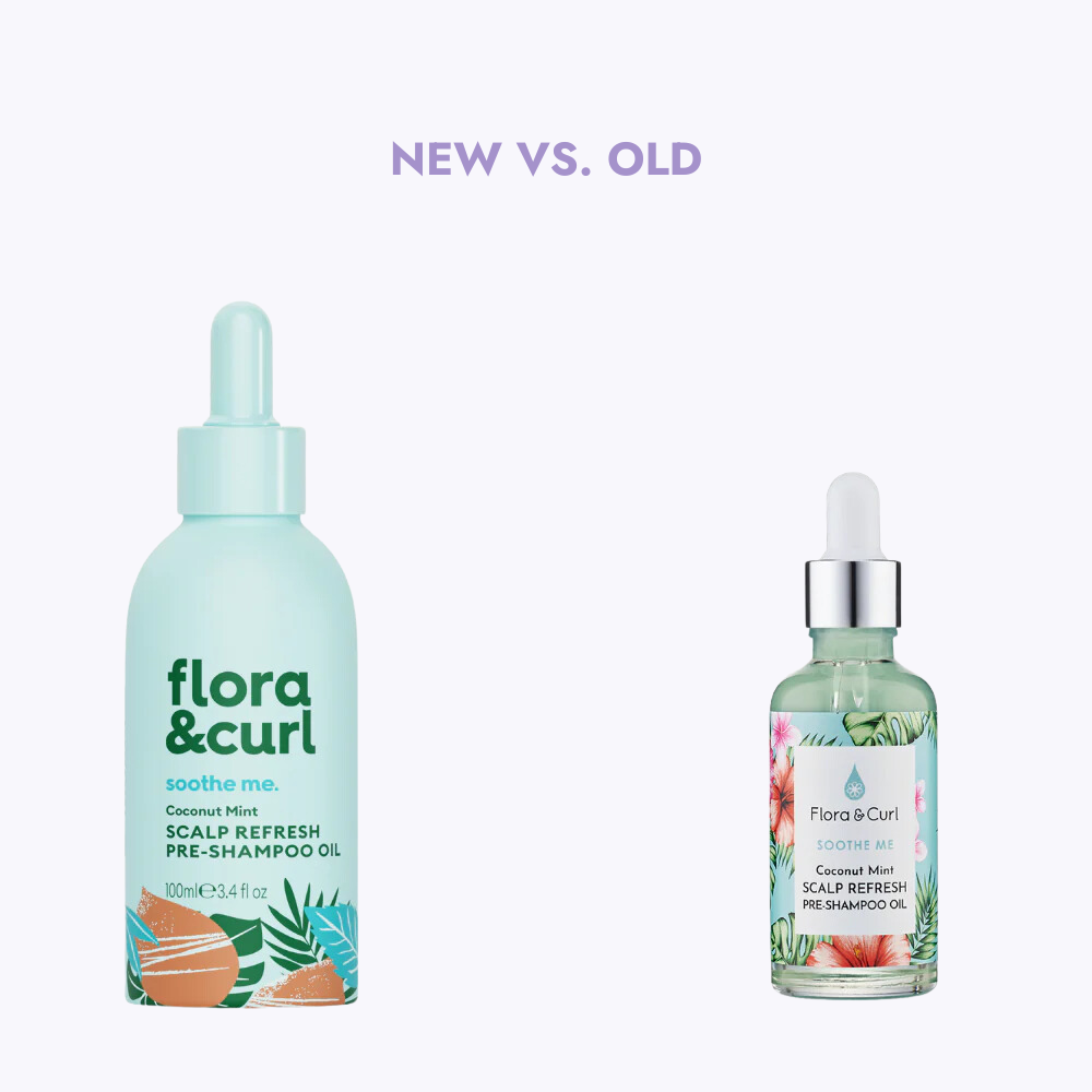 Flora & Curl Coconut Mint Scalp Refresh Pre-Shampoo Oil