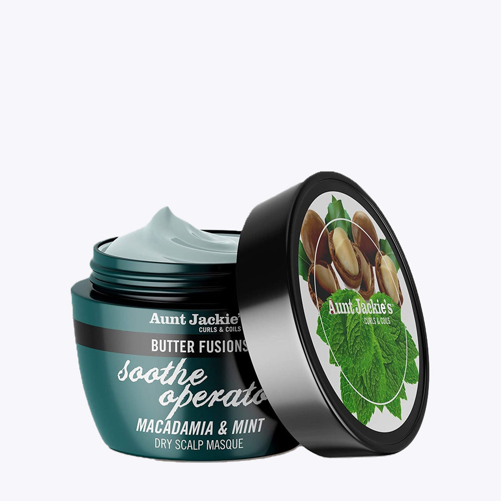 Aunt Jackie's Sooth Operator Macadamia & Mint Dry Scalp Mask,