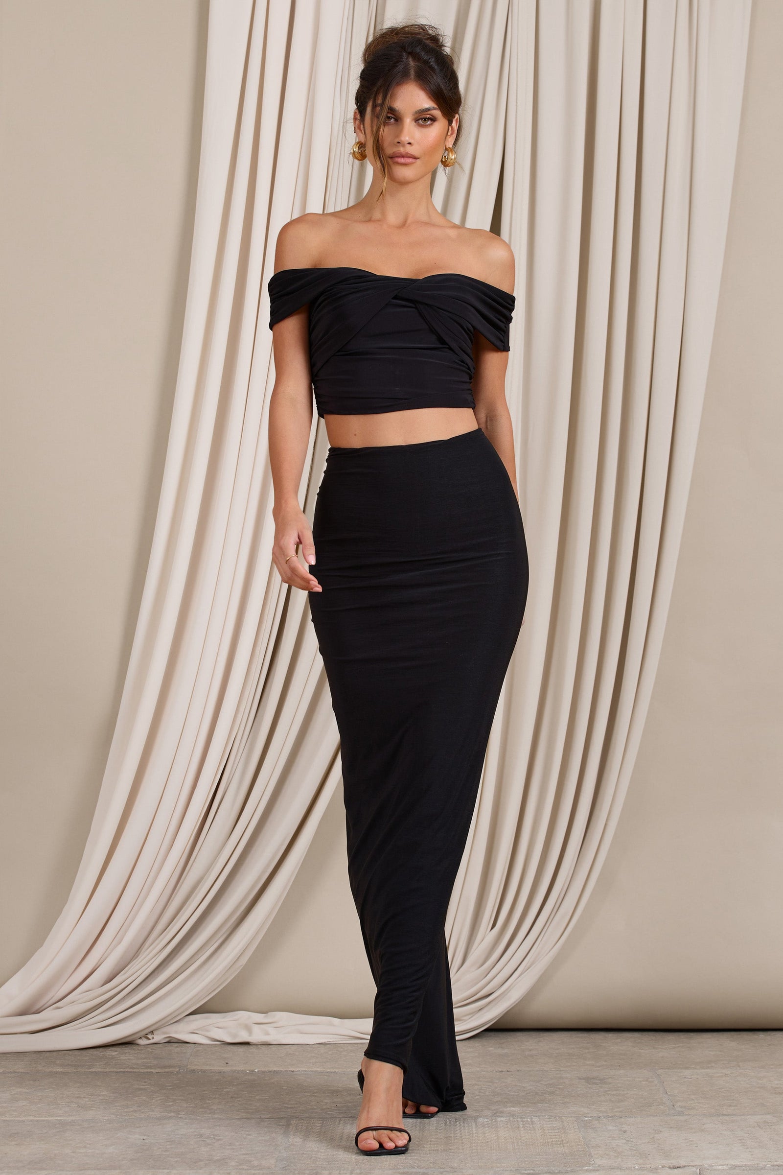 Topshop Tall tailored mini skirt in black | ASOS