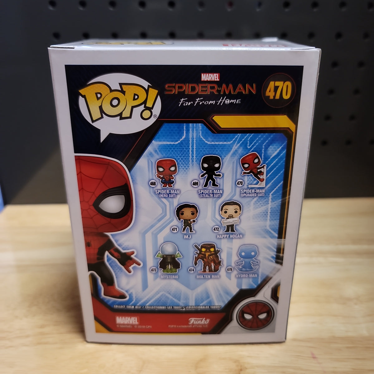 Funko Pop! Marvel Spider-Man Far From Home- Spider-Man (Upgraded Suit) –  Farnsworth Collectibles