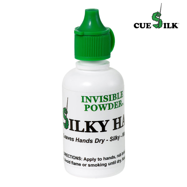 Cue Silk Silky Hand Invisible Powder Chalkless Hand Conditioner 2 oz Bottle