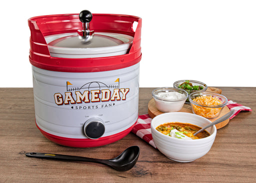 Nostalgia Game Day Sausage and Brat 5 Link Electric Grill with Oil Drip Tray, Carry Handle, and Cord Storage, Cooks Beef, Turkey, Chicken, Veggie