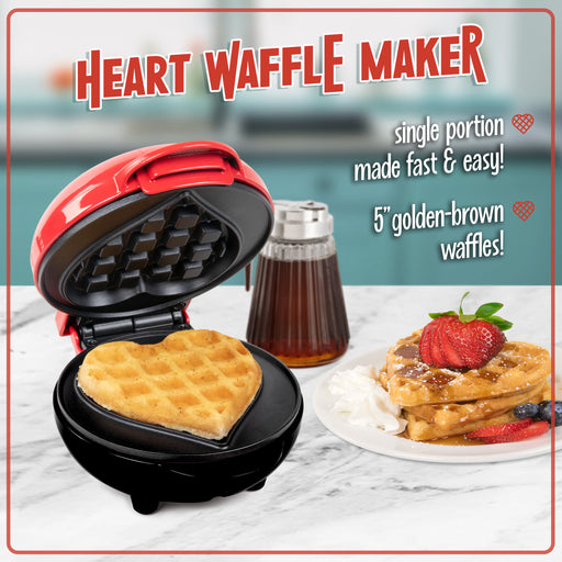 Nostalgia MWF5TL MyMini Personal Electric Waffle Maker, Hash browns, Color  Aqua