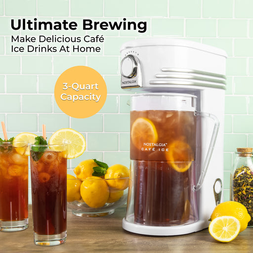 Homecraft 2-Quart Electric Iced Tea Maker for Sweet Tea and Cold Brew  Coffee, Double Insulated Pitch