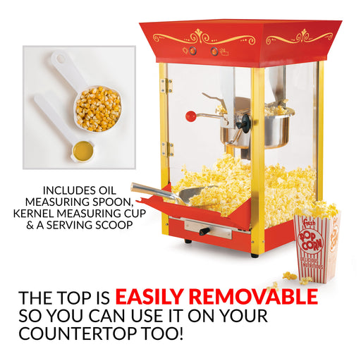 Nostalgia RKP630COKE Coca-Cola 2.5-Ounce Kettle Popcorn Maker:  Electric Popcorn Poppers: Teapots