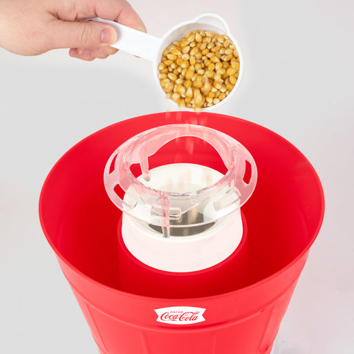 Nostalgia Hot Air Popcorn Maker and Bucket - Khaki