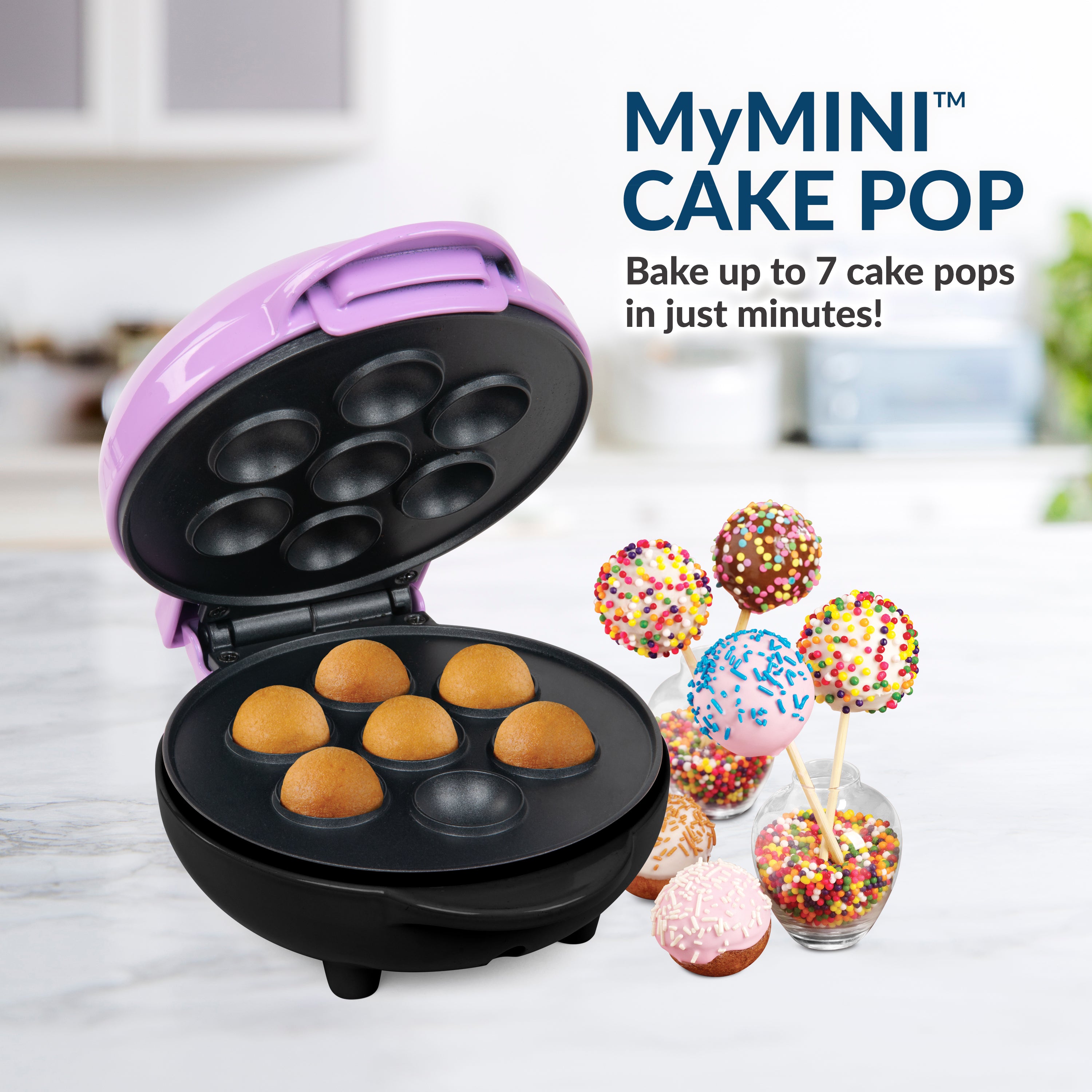 Nostalgia MyMini Personal Electric Bundt Cake Maker, Gold