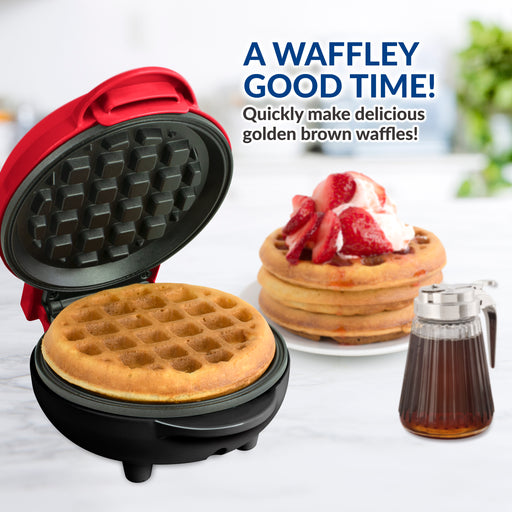5 Nonstick Mini Waffle Breakfast Maker (Mint) – Shop Elite