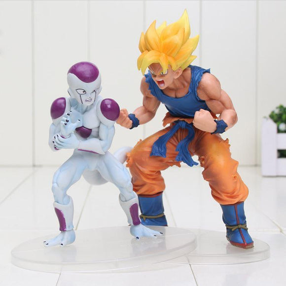 Freeza And Super Saiyan Son Goku Dramatic Showcase Pvc Figure Justanimethings