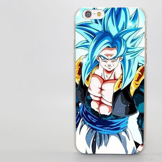 DBZ Blue Goku 4 Super Saiyan iPhone 4 5 6 7 8 Plus X Case
