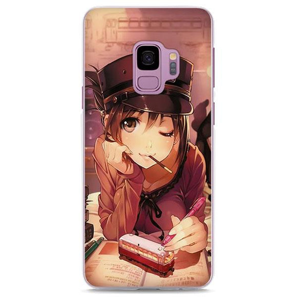Cute Captain Anime Girl Wink Fan Art Samsung Galaxy Note S Series Case Justanimethings