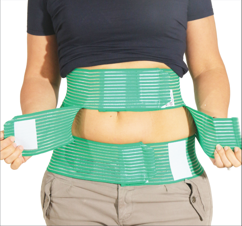 QualiBelly Advanced post surgery abdominal binder with drainage system