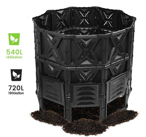 VILOBOS 80 Gal Garden Compost Bin Large Composter Barrel Household Waste  Saver