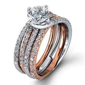stackable engagement rings