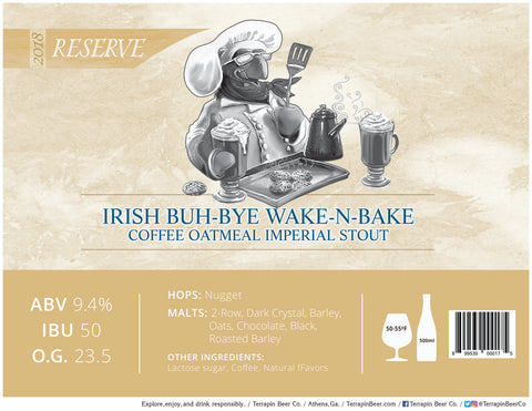 Irish Buh Bye Wake N Bake Stout Terrapin Beer Co