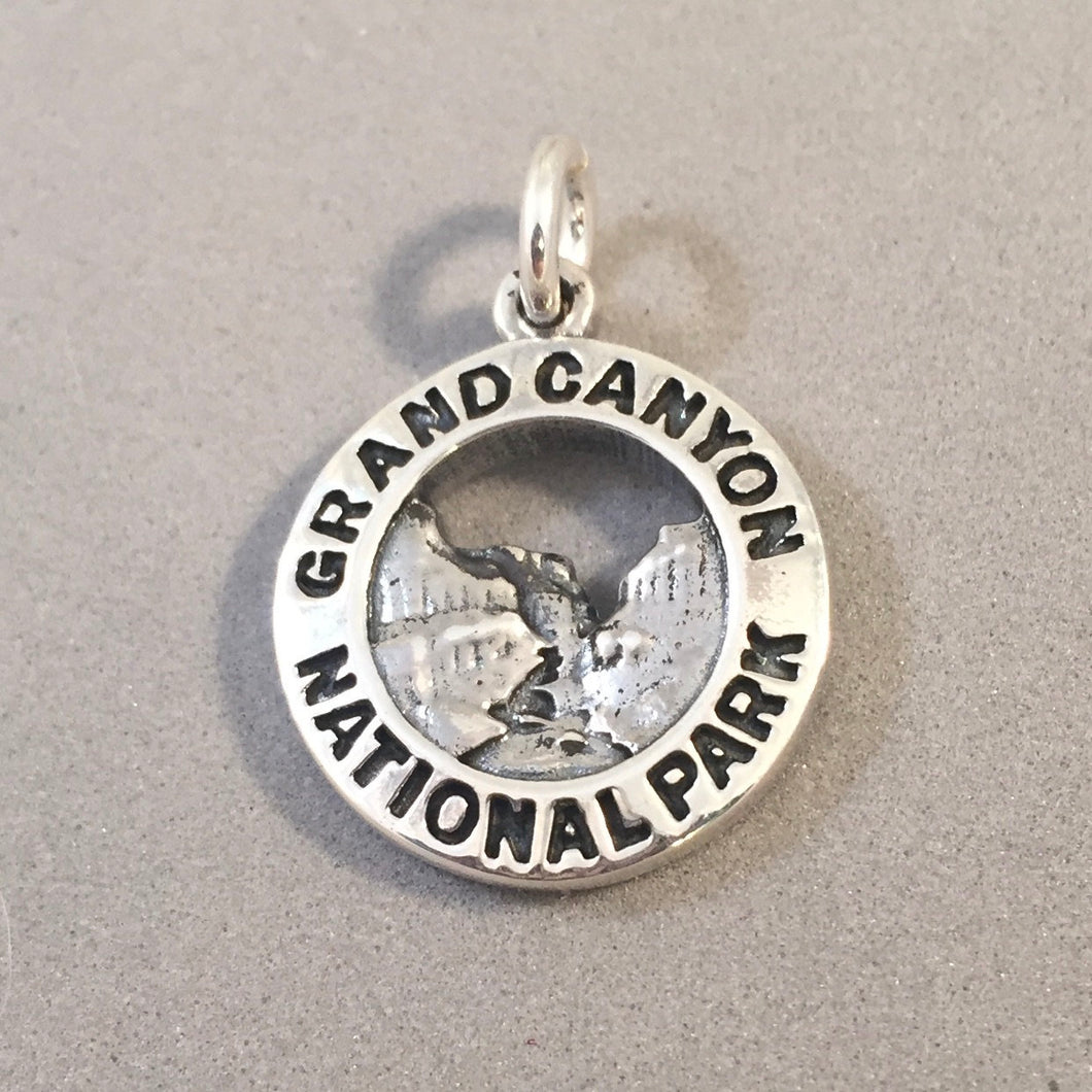 GRAND National Park .925 Sterling Silver Charm Colorado – Silver