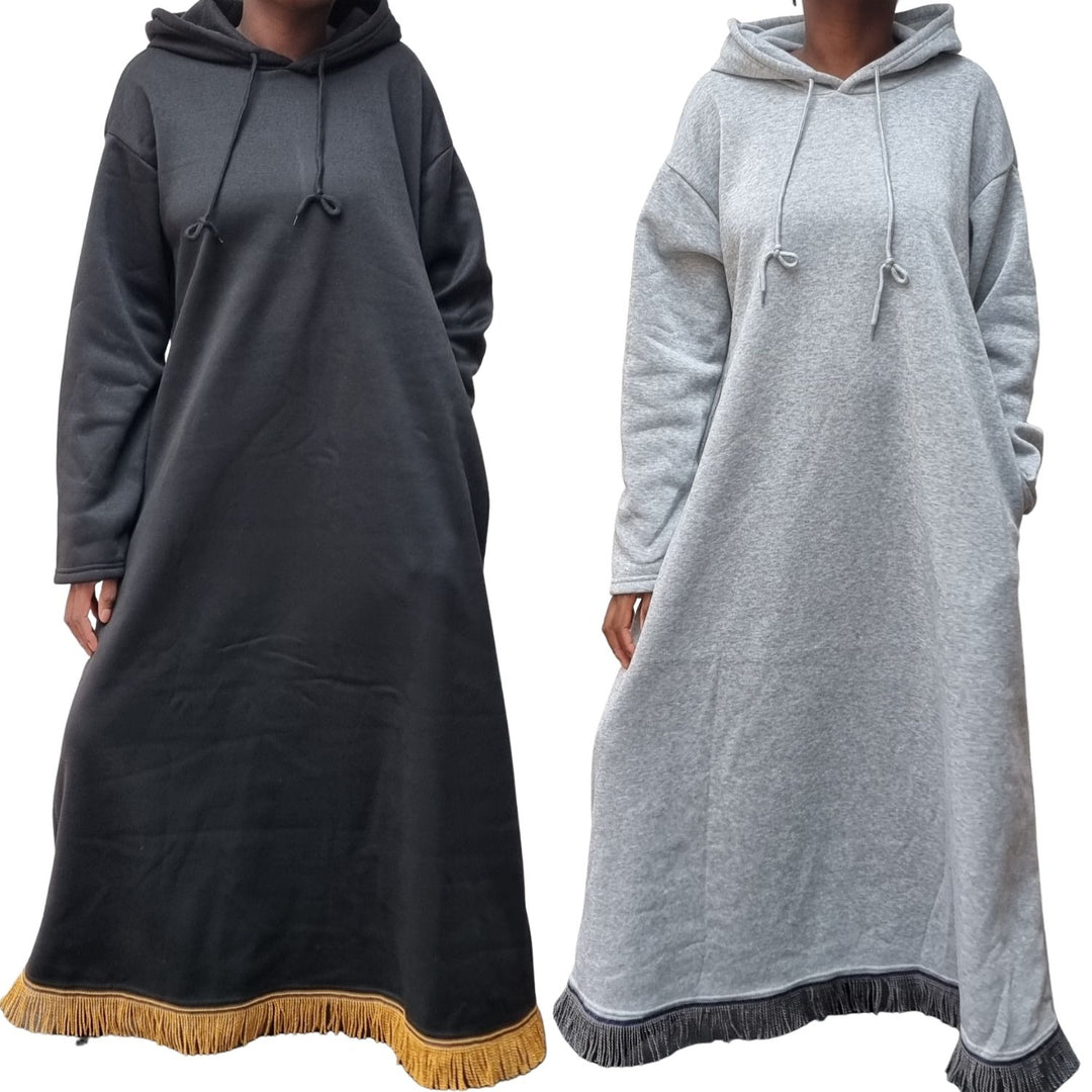  Akivide Women Casual Hoodie Dress Pullover Button Long Sleeve  Oversized Hooded Sweatshirt Dress with Pocket : Clothing, Shoes & Jewelry