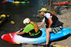 Gearing up for a day on the river