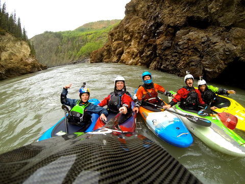 The crew at the end of the Canyon