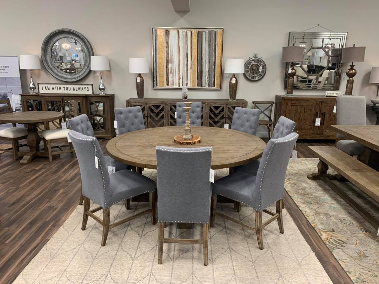 72 Round Dining Room Table Set