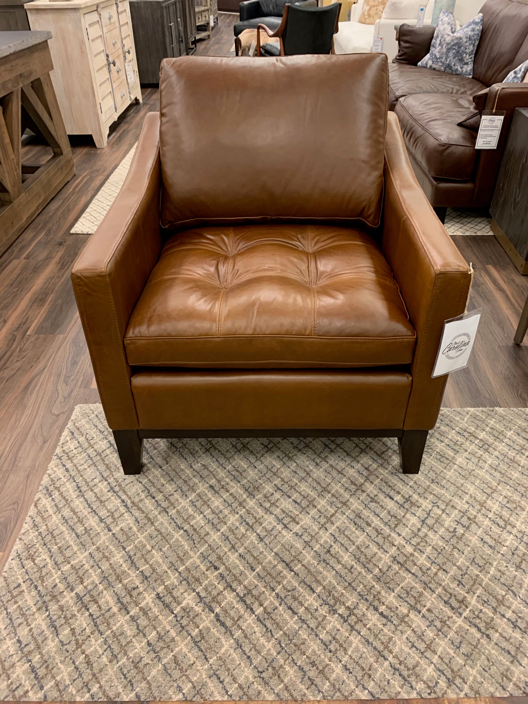 grain leather chair