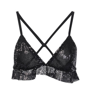 sequin bralette top