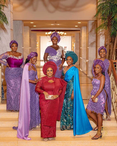 Nigerian Wedding: Aso Ebi Lace Styles You Should Rock in 2023. – Mafott  Fabrics