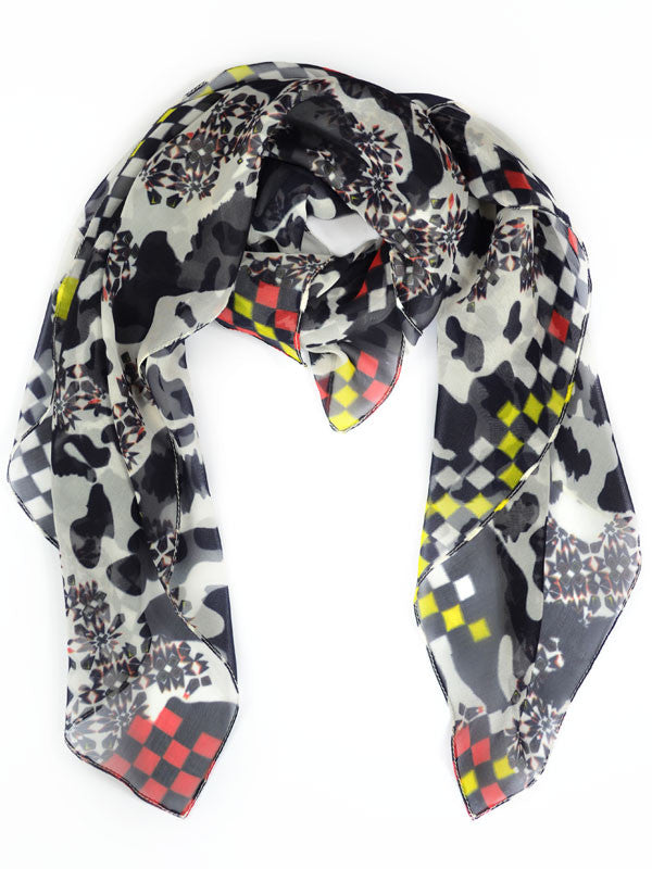 cow print scarf