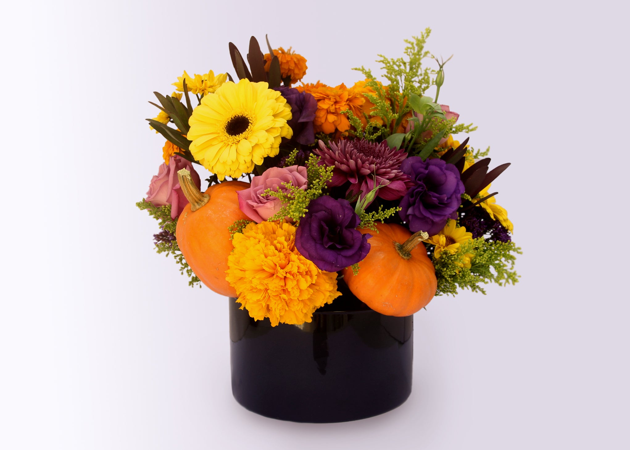 Calabacita de Flores de Dia de Muertos – Litza Florería