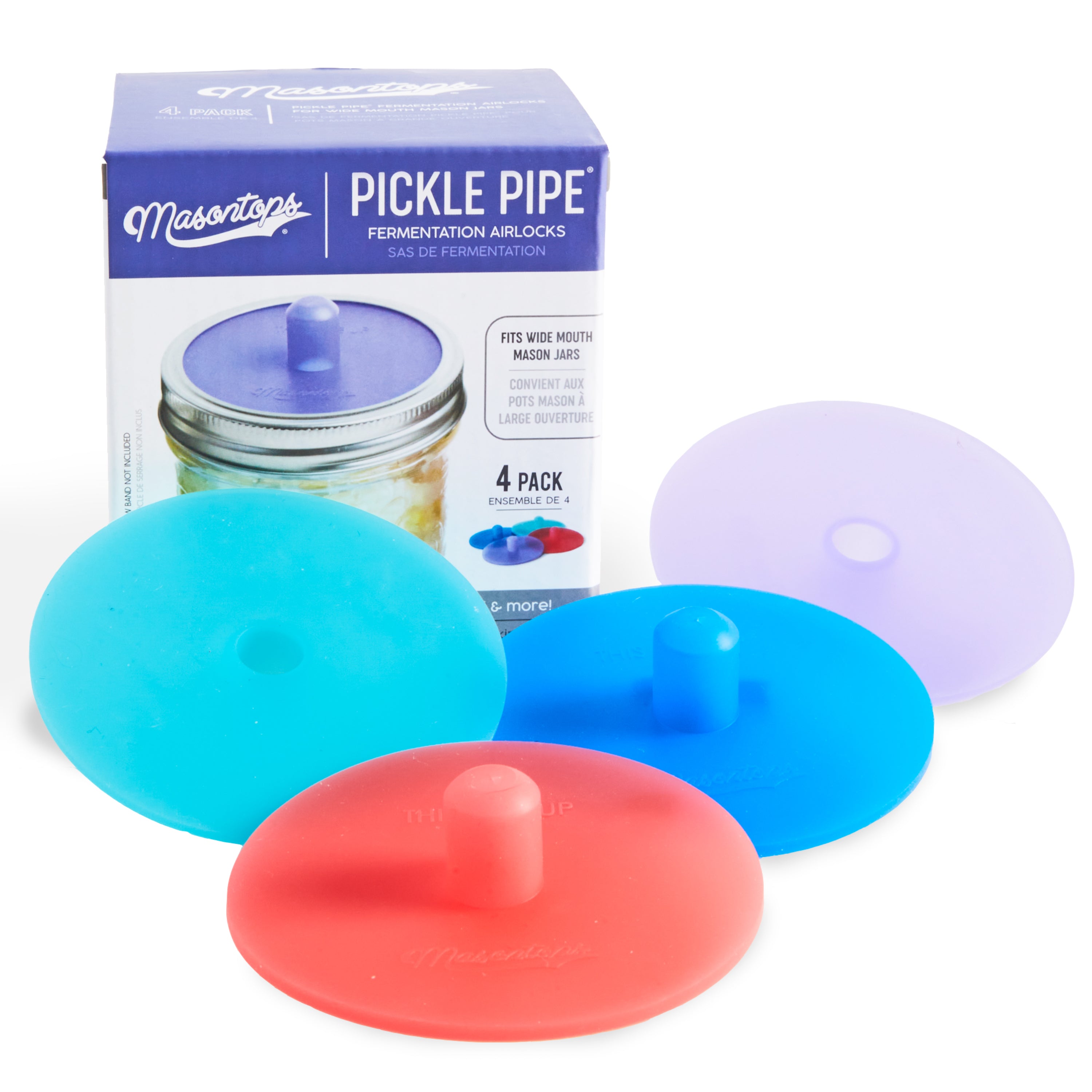 Pickle Pipe Fermentation Airlocks - Masontops.com product image