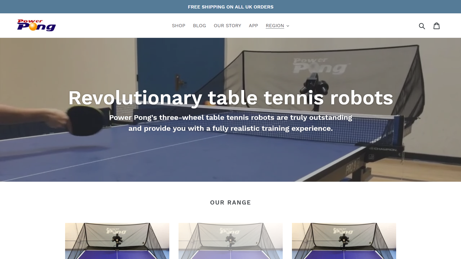 Power Pong UK Online Store