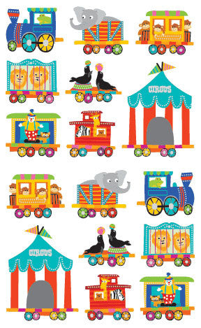 Download Circus Train Reflections Stickers Mrs Grossman S