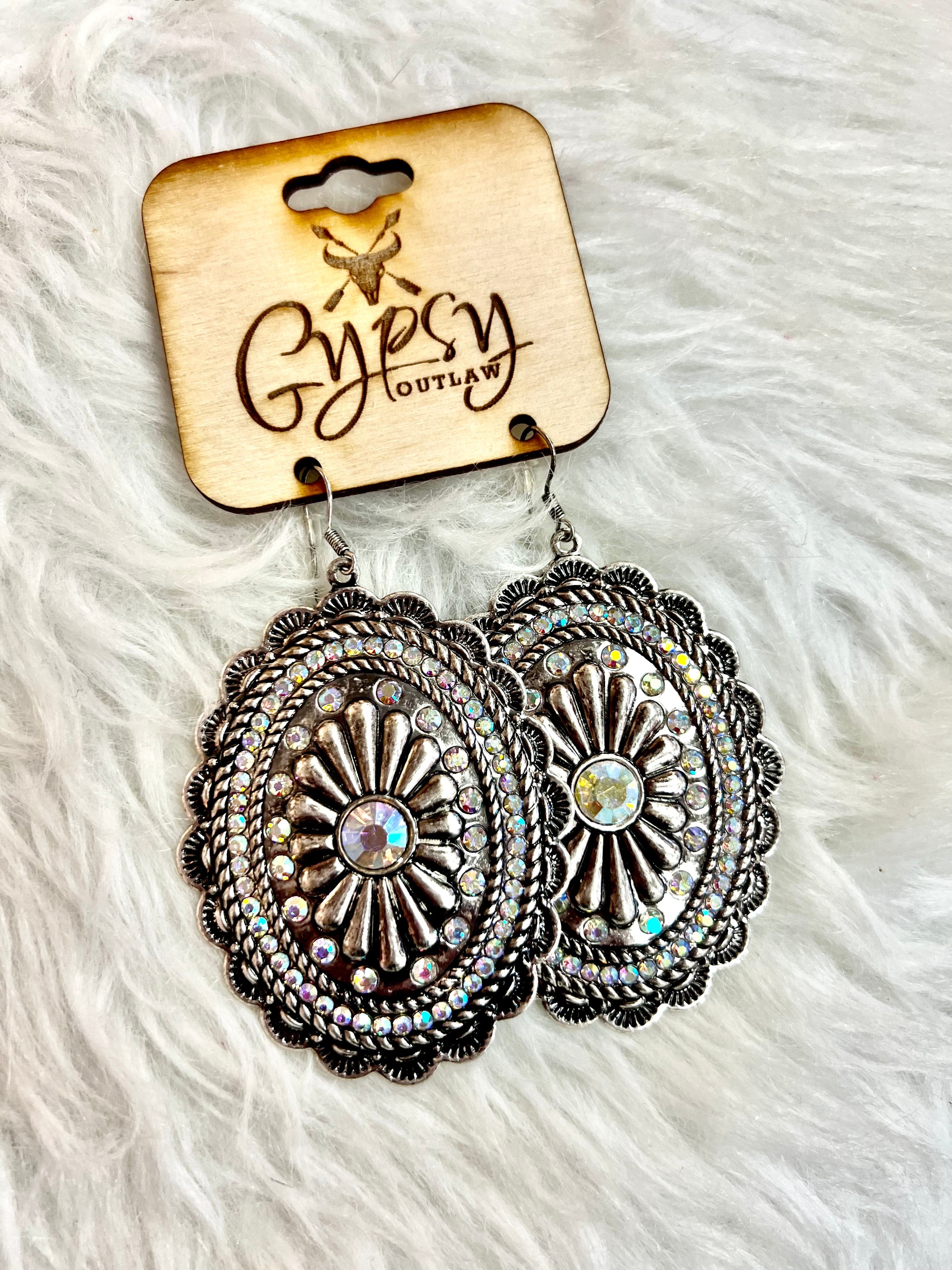 A Cowgirls Go To Concho Earrings