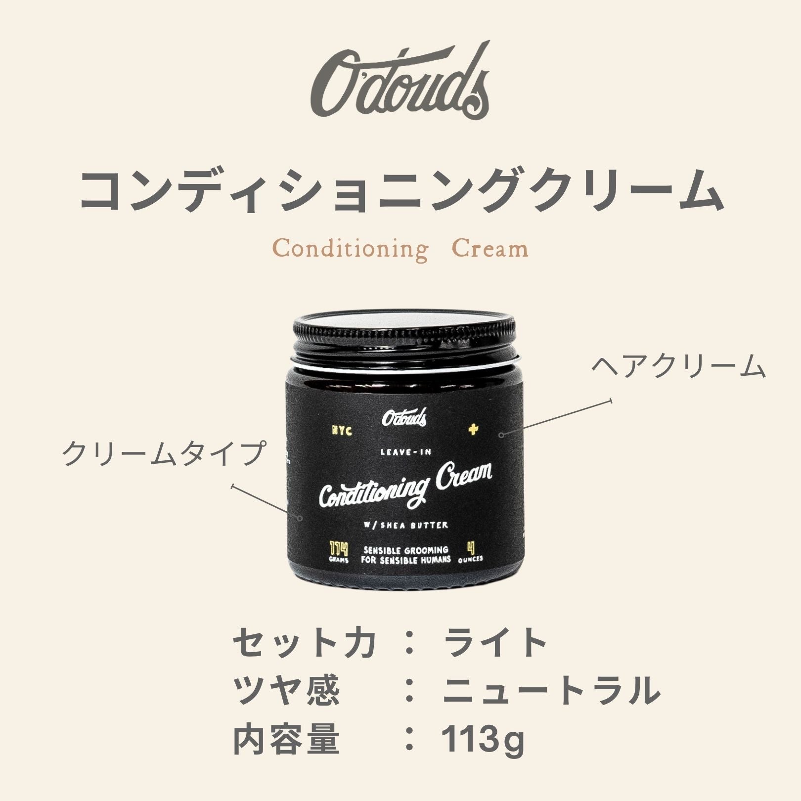 O'Douds オダウズ ”SEA SALT TEXTURE SPRAY シーソルト