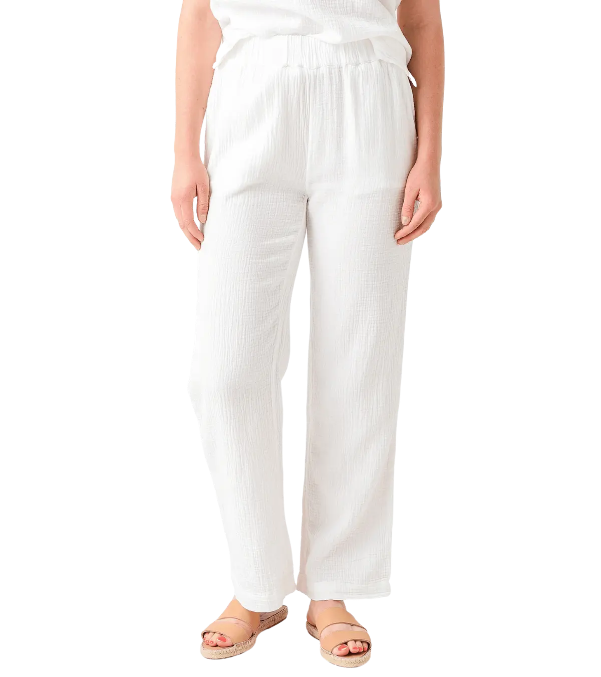 Buy Stripe Women Straight Trouser Navy Blue White Cotton for Best Price,  Reviews, Free Shipping