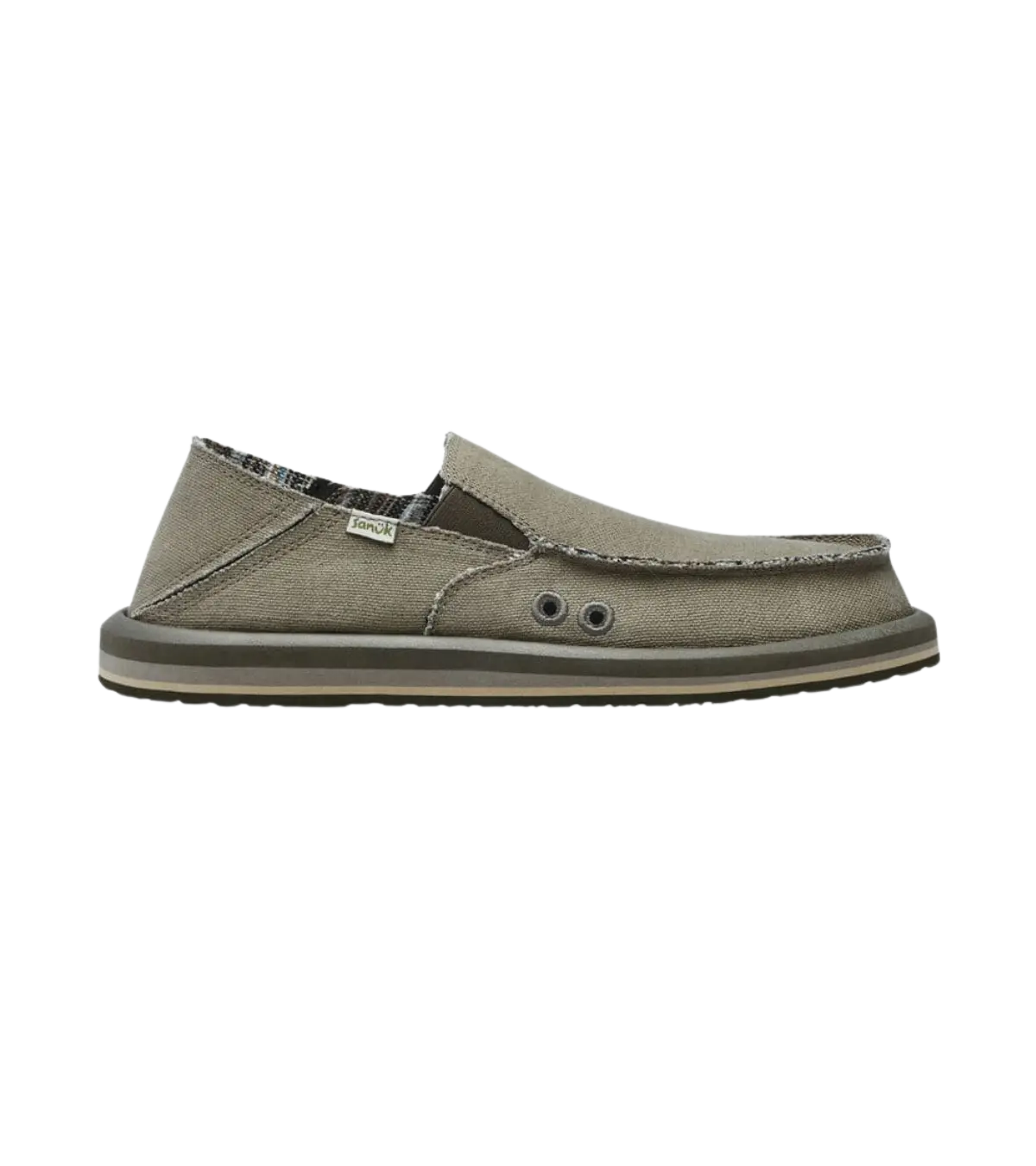Sanuk Men's Vagabond Slip-On Shoe Grey - 9  Mens slip on shoes, Slip on  shoes, Sanuk mens
