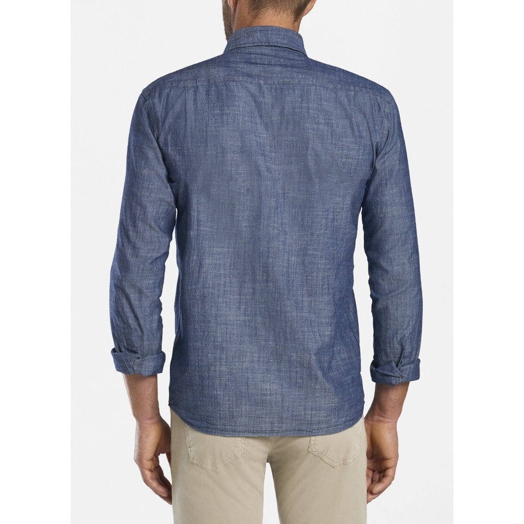 Slim Fit Chambray Shirt, Button Downs Shirts & Tops