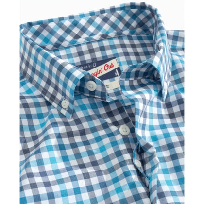 Johnnie-O | Caiden Button Down Shirt (Blue) - Global Pursuit