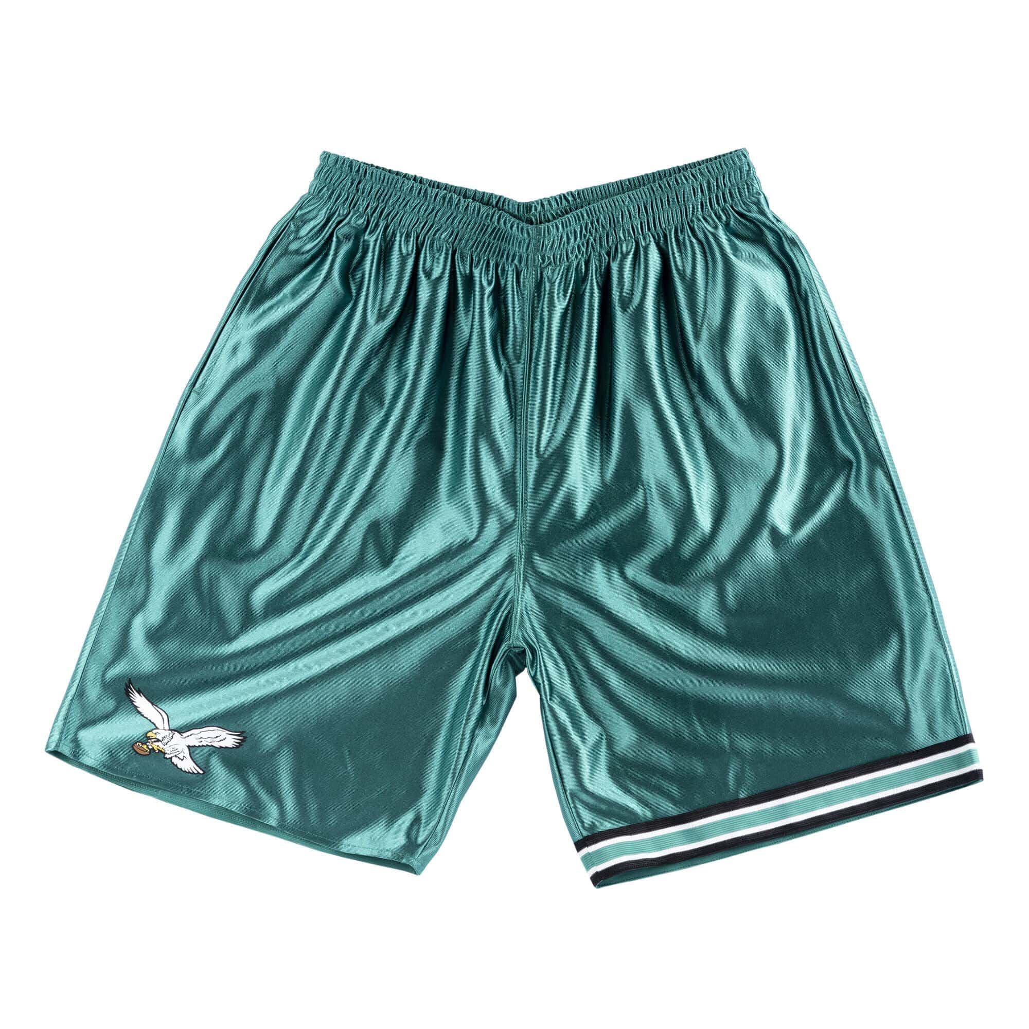 Mitchell & Ness, Men's Eagles Dazzle Short (Green) - Global Pursuit