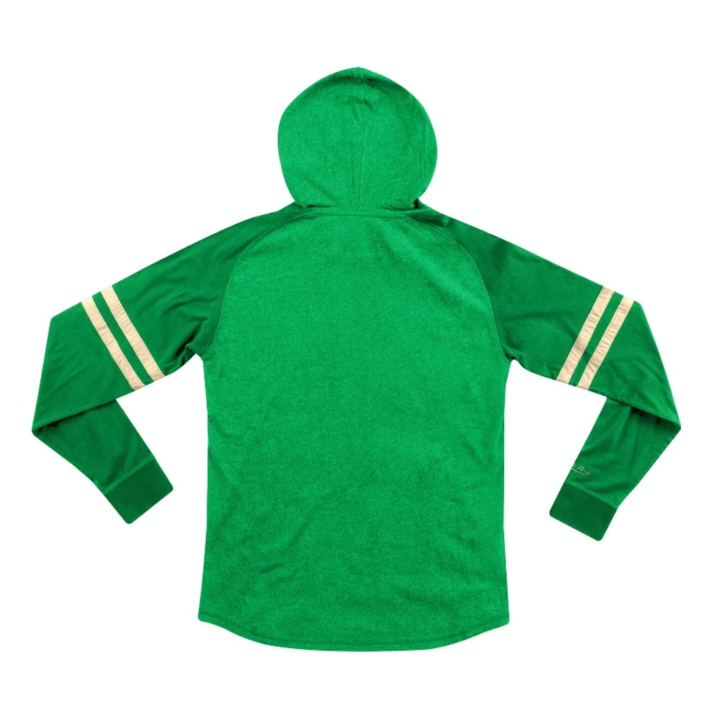 Mitchell & Ness Eagles Kelly Green Short Sleeve Hoodie S