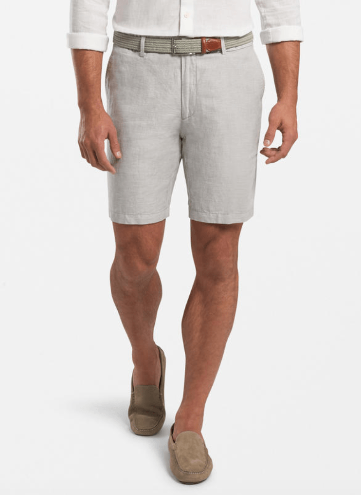 Global Pursuit | Peter Millar | Men's Puppytooth Linen Shorts