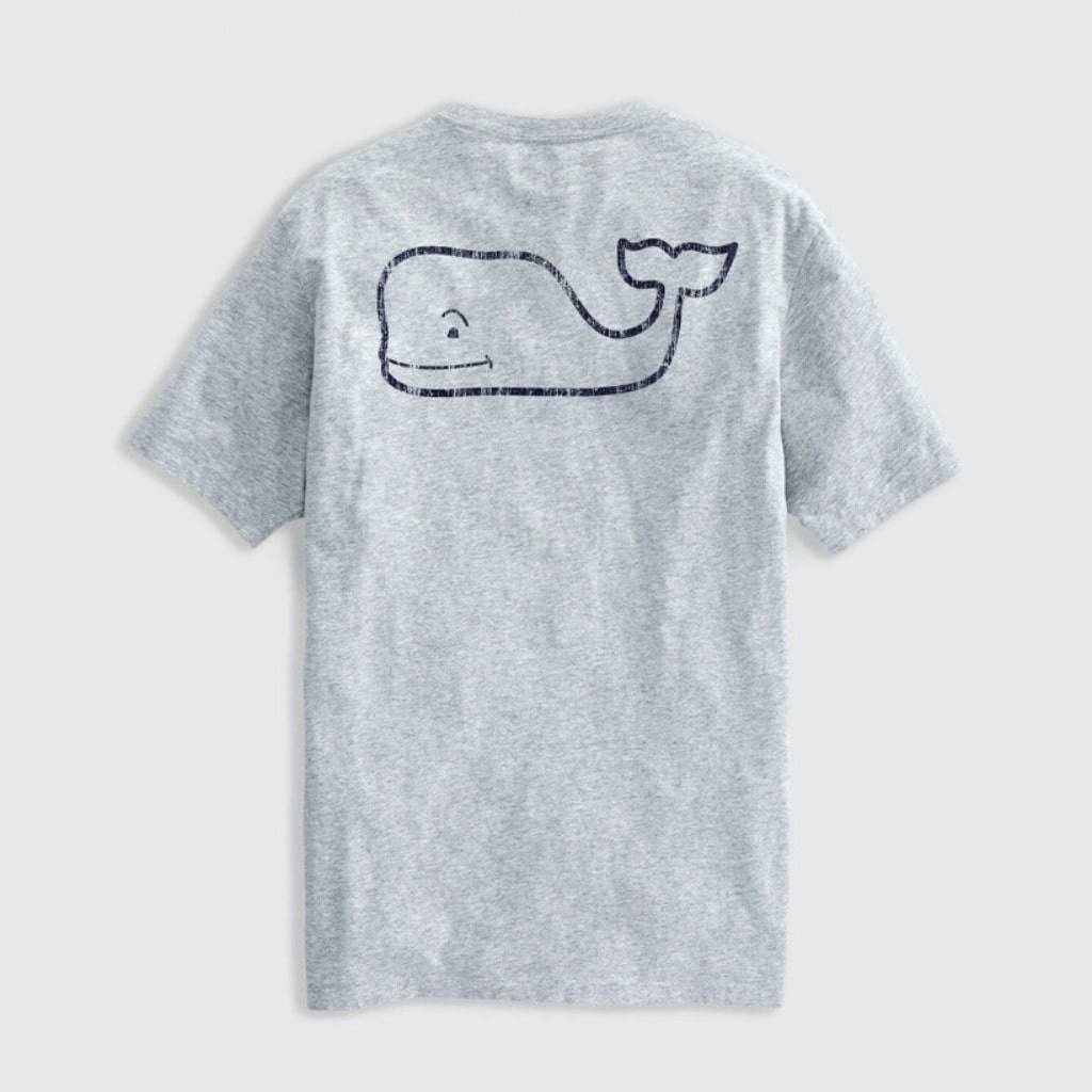 Global Pursuit Vineyard Vines Men's Whale Tee (Gray)