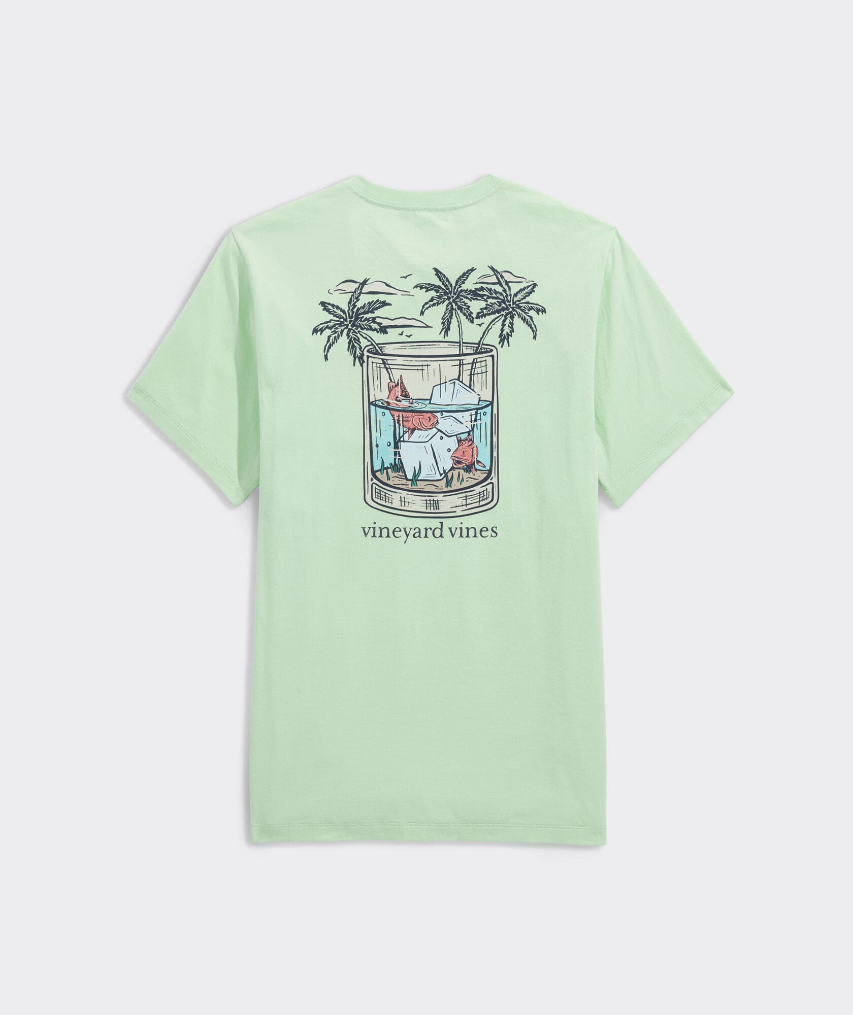 Vineyard Vines Printed Surftee - Green - T-shirts