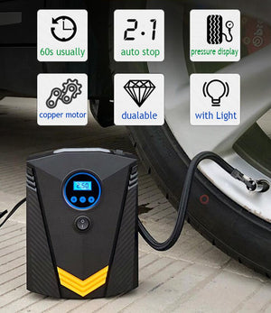 portable automotive air compressor