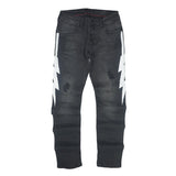 Lightning Stripe Jeans (Black)/C2