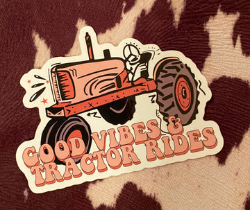 Tractor Rides Decal