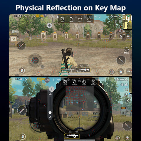 Physical Reflection on Key Map