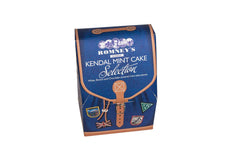 A Romney's Kendal Mint cake Rucksack confectionery box